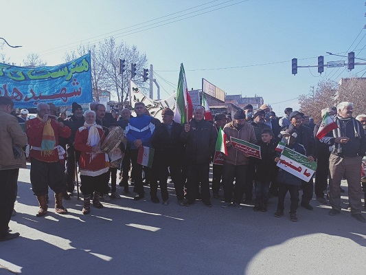 راهپیمایی ۲۲ بهمن در شهرستان مانه و سملقان ,